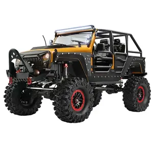 Wltoys 104003 1/10 4X4 4WD ระยะไกลรถไต่สี่ล้อขับเคลื่อนมอนสเตอร์รถบรรทุกไฟฟ้า RC พร้อมไฟ LED