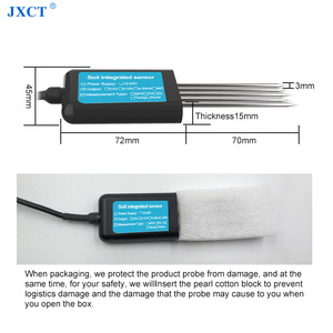 Jxct on-line giám sát RS485 4-20mA multiparameter đất 7-in-1 cảm biến nông nghiệp nhà kính kỹ thuật số đất cảm biến probe - Product Image 3