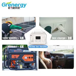 Batería de Iones de Litio, Sistema de Almacenamiento de Energía Pequeño para Exteriores, Estación de Energía Portátil de 700W - Product Image 4