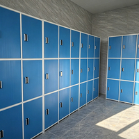 Armoire de vestiaire électronique à 3 niveaux en ABS et PVC, résistante à la rouille, étanche et écologique, pour salle de sport et piscine, fabrication professionnelle OEM