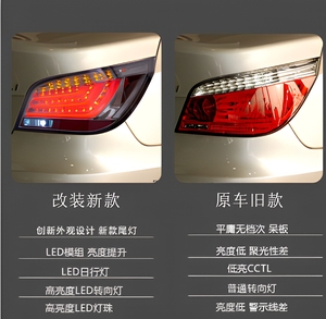 ไฟนำทาง LED แบบใหม่สำหรับรถยนต์ พร้อมไฟเลี้ยวหลังเบรก สำหรับ BMW ซีรีส์ 5 E60 ปี 2004-2010 36W - Product Image 3