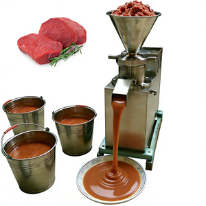 เครื่องบดเนย<span class=keywords><strong>เม็ด</strong></span><span class=keywords><strong>มะม่วง</strong></span>หิมพานต์/เครื่องบดอาหาร 500 กก./ชม. เครื่องบดพริก ซอสมะเขือเทศ น้ำพริก ถั่ว โคลลอยด์มิลล์ รุ่น HJ-MJS-120 - Product Image 1