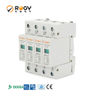Dispositif de protection contre les surtensions (SPD) JVS1-C 4P 10kA certifié T2, protection de signal 40KA, parafoudre robuste, résistant à l'humidité