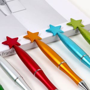Bolígrafo de Metal Ecológico con Diseño de Estrella de Cinco Puntas, Regalo de Navidad, Promoción de Graduación, Publicidad - Product Image 2