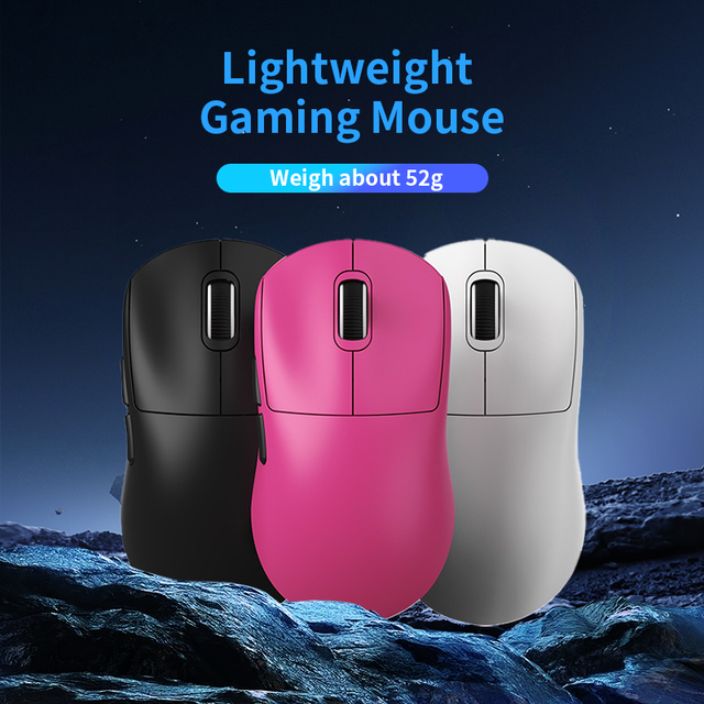 G1 Wireless USB Gaming Mouse PAW3311 Optical Sensor High DPI RGB 2.4GHz Ergonomic 4-Button Programmable Rechargeable Stock