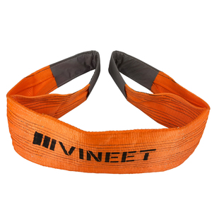 헤비 듀티 <span class=keywords><strong>10</strong></span> 톤 15 톤 플랫 폴리에스터 크레인 컨테이너 리프팅 벨트 슬링 컬러 코드 웨빙 슬링 - Product Image 2