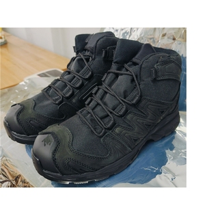 TSB1 Cow leather customized black <b>hiking</b> ankle <b>boots</b> training men shoes - Product Image 4