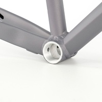 Fourche avant de vélo en alliage d'aluminium C6 avec soudure plate, verrouillage intégré, frein à disque, axe traversant, personnalisable, marque OEM