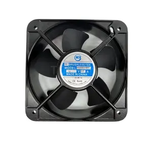 200x200x60mm blower fans botany farm industrial dule ball incubator thermostat 12v 24v dc brushless axial flow fan