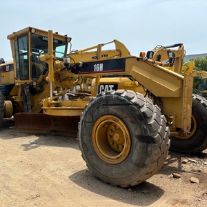 รถขุด CAT 16H ปี 2020 สีเหลือง อุปกรณ์ก่อสร้างระบบไฮดรอลิก มือสอง พร้อมยางสำหรับใช้งานนอกถนน เครื่องยนต์ PLC เกียร์บ็อกซ์ - Product Image 6