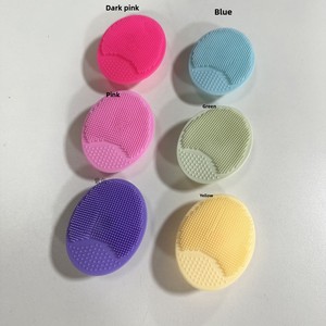 Brosse nettoyante faciale ovale en silicone, poils de massage doux en TPE, outil de lavage du visage exfoliant pour pores profonds, soin de la peau en douceur - Product Image 2