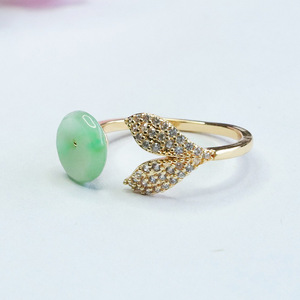 Anillo de Jadeíta Ximang Shinzue 2026 Verde Fruta con Hebilla de la Paz, Venta al por Mayor de Fábrica de Jade S3090101 - Product Image 3