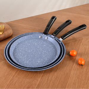 Non-Stick Crepe Pan <b>Set</b> Aluminum Pancake Frying Pan For <b>Breakfast</b> Cooking 3-Piece <b>Set</b> - Product Image 1
