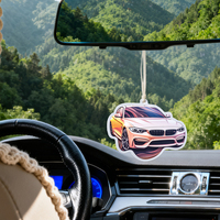 Diffuseur de parfum pour voiture personnalisé, longue durée, en papier, avec logo sur mesure, qualité supérieure