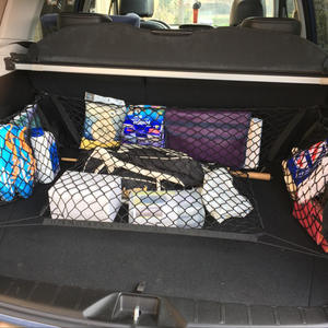 <span class=keywords><strong>Filet</strong></span> <span class=keywords><strong>de</strong></span> rangement pour coffre et capot Carclean PP avec 1 compartiment, design plat élastique - Product Image 1