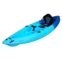 Kayak monoplace léger et écologique en LLDPE moulé, 3,1-4 m (11-13 pi), pour la pêche, type sit-on-top, vente en gros