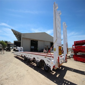 BERKLEY <span class=keywords><strong>Quad</strong></span> Essieu Col De Cygne Lowbed Semi <span class=keywords><strong>Remorque</strong></span> 50T Low Loader Flotteur Construction Élargi Drop Deck <span class=keywords><strong>Remorque</strong></span> Disponible Avec Chariot - Product Image 2