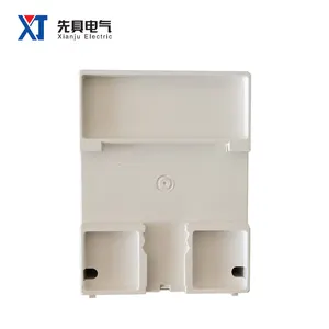 XJ-17 4P Electricity Energy Case Anti Flaming PC Material Install Diverter Single Phase Electric Energy Meter Housing Shell