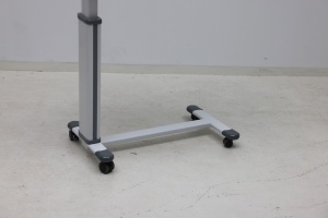 <strong>Adjustable</strong> Pneumatic Hospital Overbed <strong>Table</strong> with Wheels - Medical Grade Movable Bedside Desk for Patient Care - Product Image 3