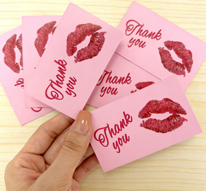 <span class=keywords><strong>Carte</strong></span> de remerciement personnalisée en papier gravé en cuivre, impression offset. Convient aux événements et aux festivals - Product Image 5