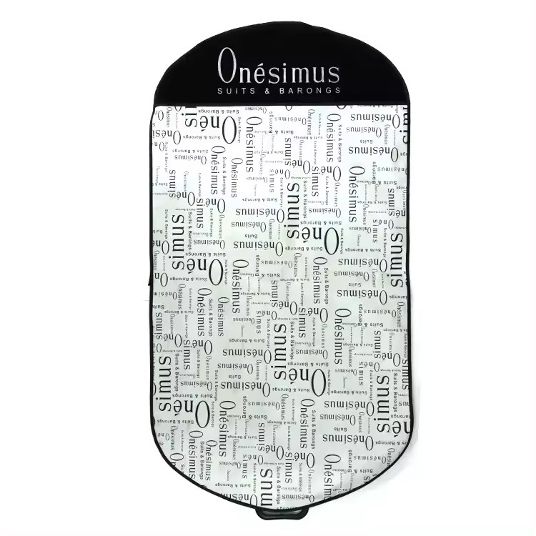 Custom convertible foldable travel premium clothing garment bags with plastic handle