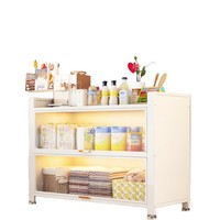 Meuble de rangement en acier anti-poussière pour salon, organisateur multi-niveaux pour chambre de bébé, étagère métallique résistante au soleil pour balcon domestique