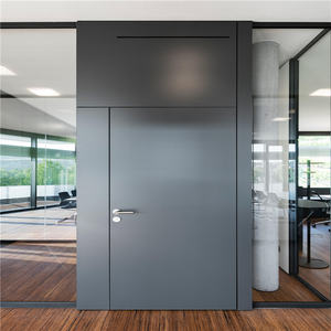 Livraison rapide Cadres de porte en <span class=keywords><strong>bois</strong></span> ignifugés Bien conçus Portes d'entrée modernes Extérieur Appartement Hôtel Meilleure vente - Product Image 1