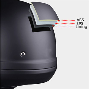 Casque <span class=keywords><strong>Scorpion</strong></span> noir en gros pour casque de vélo électrique 3/4 casques de moto modulaires demi-visage - Product Image 3