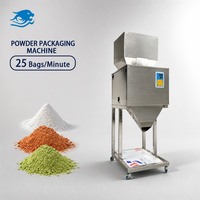Machine de remplissage semi-automatique de poudre et de granulés, type pesage, pour le conditionnement de café, farine, riz, noix, épices et aliments
