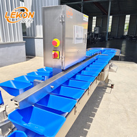 Machine de tri pondéral multi-étapes, balances de calibrage du poids pour poulets entiers, canards, abattoirs