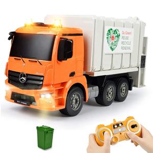 <span class=keywords><strong>Camion</strong></span> à ordures télécommandé DOUBLE E E560-003, jouet de <span class=keywords><strong>camion</strong></span> de recyclage électrique 2.4G avec déchets pour enfants - Product Image 2