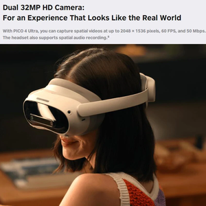 Gafas de realidad Virtual CON rastreador de movimiento, gafas <span class=keywords><strong>VR</strong></span> inalambricas 6DOF 4 ultra 12g + 256G <span class=keywords><strong>VR</strong></span> MR 3D - Product Image 4