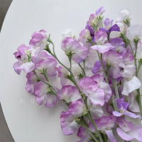 Hot Selling Home Decoratieve Kunstmatige Zijde Erwtenbloemen Hoge Simulatie Bloemenontwerp Voor Kerst Thanksgiving Voor Hotel Decor
