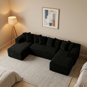 Sofá Moderno de Alta Calidad, Sofá Seccional para Sala de Estar, Dormitorio y Apartamento, Diseño Minimalista - Product Image 3