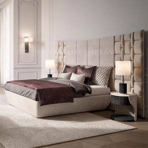 Juego <span class=keywords><strong>de</strong></span> Dormitorio Italiano Azul King Size con Estructura Tapizada, Muebles <span class=keywords><strong>de</strong></span> Dormitorio Modernos <span class=keywords><strong>de</strong></span> Lujo, Diseño <span class=keywords><strong>de</strong></span> Camas Queen Size para el Hogar - Product Image 4