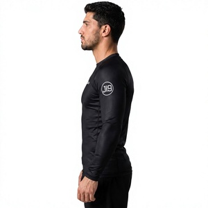 Rashguard Unisex de Manga Larga para BJJ MMA, Compresión UPF50+, Estampado por Transferencia de Calor, Spandex/Poliéster 230g para No-Gi - Product Image 5