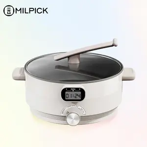 MILPCIK oem alluminio 5L 1600w commerciale vapore verdure frutti di mare beaf carne pentola bollente