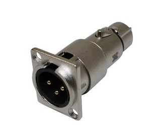 Conector Adaptador NUELEAD 0385 XLR de 3 Pines Macho a Hembra de Alta Calidad para Montaje en Panel, Tipo Soldado, con Transmisión de Audio - Product Image 5