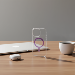 Custodia Magnetica Trasparente DAM per iPhone 16 Pro Max Compatibile con Colori - Product Image 2