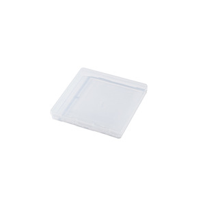 12.5cm Square Plastic Storage Box For Jewelry Cards Spare Parts Beaded Fishing Tackle Flat Desktop Organizer 12.5x12.5x1.7cm - Product Image 3