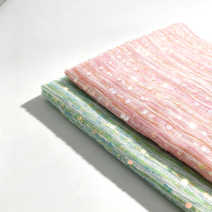 Tissu bouclé en polyester pailleté irisé 260 g/m² 135/148 cm pour vêtements d'extérieur de créateur - Product Image 3