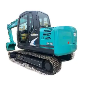 Kobelco Sk 75 Used Excavators Japan 95% New Good Outside High Quality Sk55 Sk75 Sk200 Sk210 Flexible For Sale