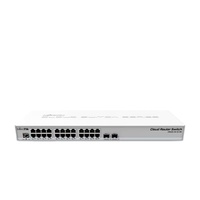 MikroTik CRS326-24G-2S+RM 24 Portlu Gigabit Bulut Yönlendirici Anahtarlayıcı, Ofis için ROS Çift İşletim Sistemli Destekli