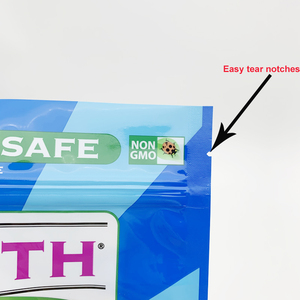 2kg 5kg Big Size Pouch Transparent Material Plastic Standup Self-sealing Packaging Bag With Zipper for Cuttings Fertilizer Seeds - Product Image 3