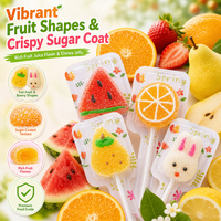 Bonbons gélifiés 3D en forme de fruits, 10g, saveurs fruitées, multicolores, halal, en vrac, pour fêtes, cadeaux pour enfants