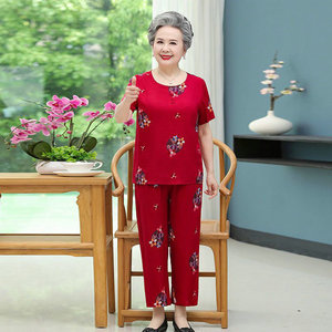 4.76 dollaro modello JRF013 indumenti da notte taglia XL-5XL abbigliamento da notte set abbigliamento da notte in cotone per donna - Product Image 5