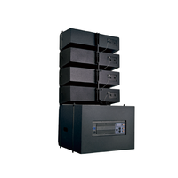 Enceinte active professionnelle LINX206A, enceintes line array doubles de 6 pouces avec caisson de basses de 15 pouces pour système de sonorisation DJ