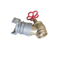 Robinet de raccordement en laiton PN16 pour hydrant d'incendie, pour système d'alimentation en eau incendie, DN45