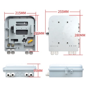 24 çekirdekli FTTH açık su geçirmez optik Fiber Terminal 1*16 kaset Splitter <span class=keywords><strong>2</strong></span>-port Fiber dağıtım kutusu için ekleme optik - Product Image 6