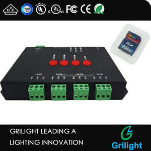 Contrôleur de lumières de Noël LED, contrôleur de pixels T100k T200k T300k T-1000 avec carte SD - Product Image 4